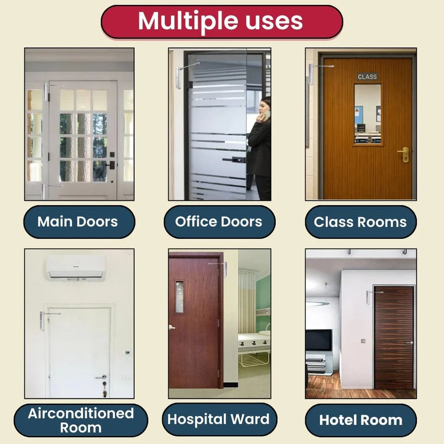 Automatic Door Closer for Home & Office ( Buy 1 Get 1 FREE 🔥 Summer Sale )